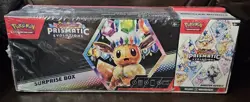 Pokemon Prismatic Evolutions ETB Binder Surprise Box Booster Bundle Sams Club - Image 1