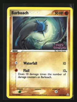 Pokemon BARBOACH 60/110 Reverse Holo Stamped (2006 Holon Phantoms) LP/Light Play - Image 1