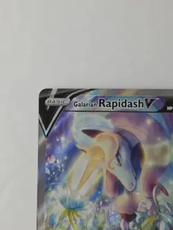2021 Pokemon Chilling Reign Galarian Rapidash V Alternate Full Art 168/198 - Image 2