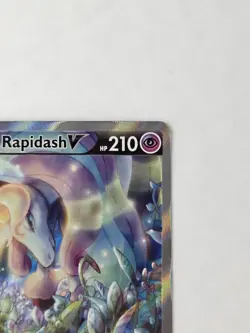 2021 Pokemon Chilling Reign Galarian Rapidash V Alternate Full Art 168/198 - Image 3