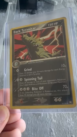 Dark Tyranitar 19/109 Non Holo - Team Rocket Returns - Pokemon TCG - Image 2
