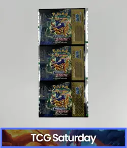 POKEMON TCG CROWN ZENITH UNCUT FOIL PACK SHEET - Image 1