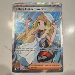Pokemon Lillie's Determination 169/132 Me01: Mega Evolution Trainer Ultra Rare … - Image 1