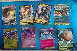 Pokemon Lot, 8 Ex V VStar Full Art Holo Ultra Rare - Mixed Languages - I Combine - Image 1