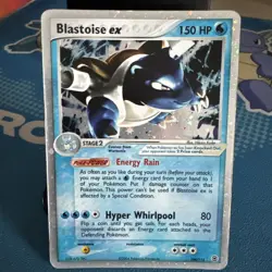 2004 Pokemon Blastoise 104/112 – EX FireRed & LeafGreen – Ultra Rare – MP - Image 1