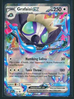 Grafaiai ex SVP100 Holo Black Star Promo Pokemon 2023 Scarlet & Violet - NM/M - Image 1