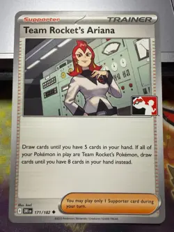 Team Rocket's Ariana 171/182 Pokemon Play! Prize Pack Play Stamp Series 8 - Image 1