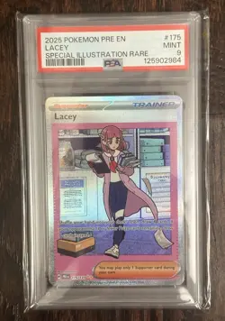2025 Pokemon Lacey Special Illustration Rare #175 PSA 9 Gem Mint English *Clean* - Image 1