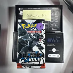 22.93g Pokemon TCG SV 10.5 Black Bolt Booster Pack Sealed! - Image 1