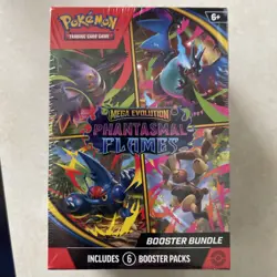 Pokemon TCG Phantasmal Flames Booster Bundle Box Mega Evolution - Image 1