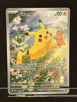 Pokemon Scarlet & Violet Promo Pikachu 088 Illustration Holo 🔥 - Image 1