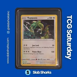 2019 POKEMON SWSH BLACK STAR PROMO REBEL CLASH 3-PACK BLISTER #SWSH029 RAYQUAZA - Image 1