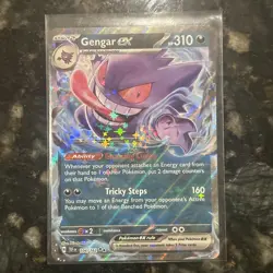 Gengar ex - 104/162 Pokemon SV05: Temporal Forces Holo Double Rare NM - Image 1