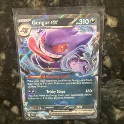 Gengar ex - 104/162 Pokemon SV05: Temporal Forces Holo Double Rare NM - Image 2