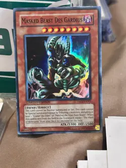 Yu-Gi-Oh! TCG Masked Beast Des Gardius Limited Edition Holo Rare TAEV-ENSE1 - Image 1