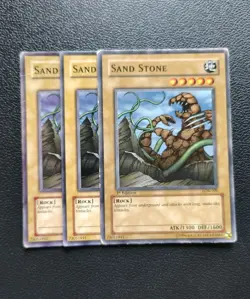 Yu-Gi-Oh - Sand Stone 3X - Full Playset - Image 1