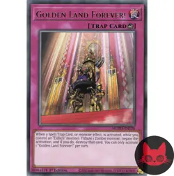 Yugioh Golden Land Forever! MGED-EN128 Rare 1st Edition NM - Image 1