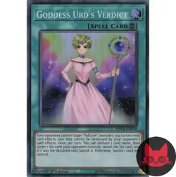 Yugioh Goddess Urd's Verdict SHVA-EN010 Super Rare 1st Edition NM - Image 1