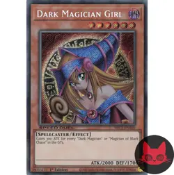 Yugioh Dark Magician Girl SBC1-ENA05 Secret Rare 1st Edition NM - Image 1