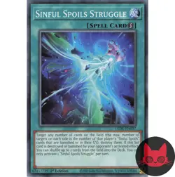 Yugioh Sinful Spoils Struggle LEDE-EN057 Common 1st Edition NM - Image 1