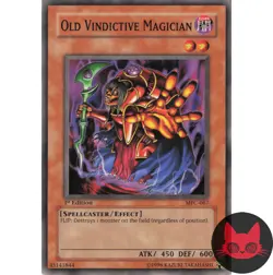 Yugioh Old Vindictive Magician MFC-067 Common 1st Edition NM - Image 1