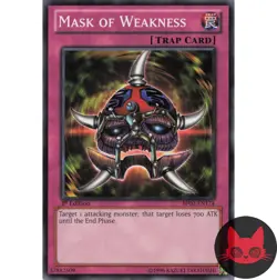Yugioh Mask of Weakness BP02-EN174 Common 1st Edition LP - Image 1