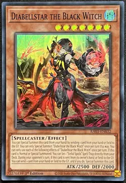 Yu-Gi-Oh! - Diabellstar the Black Witch - (RA03-EN032) 1st Ed, Super Rare, NM - Image 1