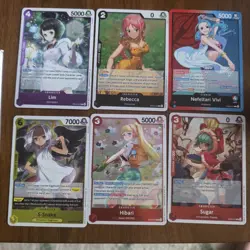 38x rare english eb03 one piece TCG card lot - Image 3