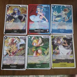 38x rare english eb03 one piece TCG card lot - Image 4