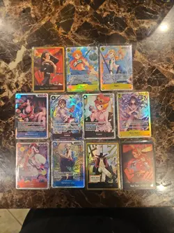 Bandai One Piece Card Game eb03 12 Card Lot Nami Boa Hancock Koala Uta - Image 1
