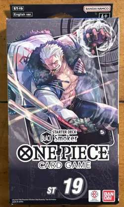 One Piece TCG Black Smoker Starter Deck (ST-19) Brand New Sealed With PRB01 Pack - Image 1
