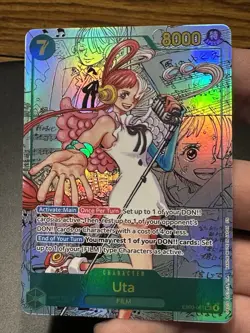 Uta EB03-061 Manga Alt Art Comic Parallel ONE PIECE Card Heroines edition TCG NM - Image 1