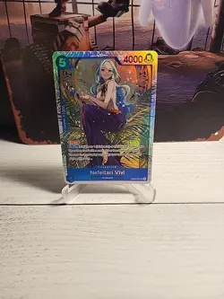 Bandai One Piece CCG Nefeltari Vivi SR EB03-024 Foil Blocker 4000 Power English - Image 1