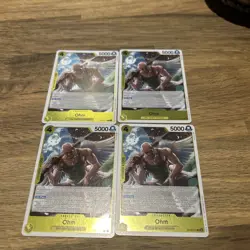 One Piece Awakening of the New Era - OP05-101 - Ohm X4 Playset English TCG CCG - Image 1