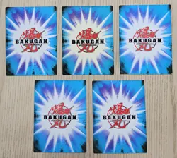 Bakugan Card - Battle Gear - Lot of 5 Cards - Airkor Jetkor Twin Destructor - Image 2