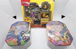Pokemon Card TCG Mega Charizard EX Tin Set & Pokemon Card Day 2026 Box - Image 2