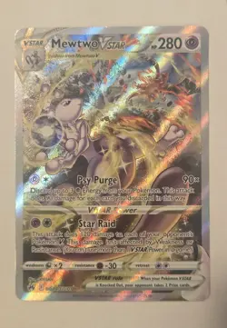 Mewtwo VSTAR Crown Zenith: Galarian Gallery Ultra Rare Card #GG44/GG70 - Image 1