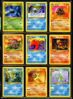 1999 Pokemon FOSSIL Set COMPLETE Unlimited Edition NON HOLO Cards 16-62 Lot RARE - Image 4