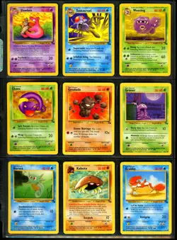 1999 Pokemon FOSSIL Set COMPLETE Unlimited Edition NON HOLO Cards 16-62 Lot RARE - Image 5
