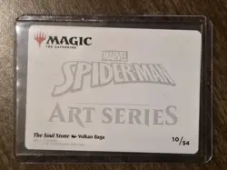 The Soul Stone Art Card (Gold-Stamped Signature) Art Series: Marvel's Spider-Man - Image 2