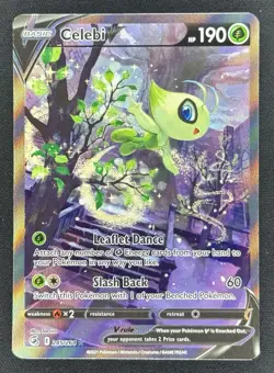 Pokemon Celebi V Ultra Rare Full Art Holo Swsh08 Fusion Strike 245/264 Card - Image 1