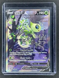 Pokemon Celebi V Ultra Rare Full Art Holo Swsh08 Fusion Strike 245/264 Card - Image 3