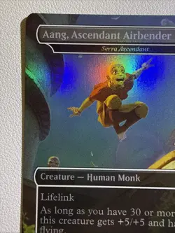 Aang, Ascendant Airbender #2291 🌈 Rainbow Foil 🌈 MTG Secret Lair - Image 2