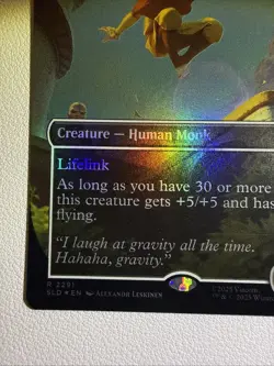 Aang, Ascendant Airbender #2291 🌈 Rainbow Foil 🌈 MTG Secret Lair - Image 5