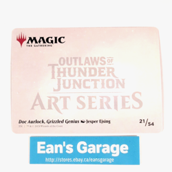 Magic: The Gathering Doc Aurlock, Grizzled Genius 21/54 OTJ Art Series - MN - Image 2