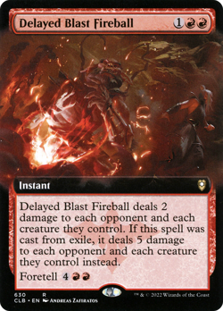Delayed Blast Fireball (REGULAR) x1 - MTG CLB #630 - Image 1