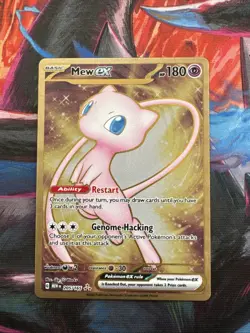 Pokemon Mew EX TCG 205/165 Scarlet & Violet Metal Card Nm/m - Image 1