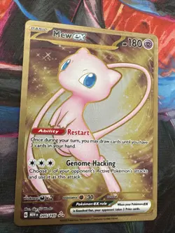 Pokemon Mew EX TCG 205/165 Scarlet & Violet Metal Card Nm/m - Image 2