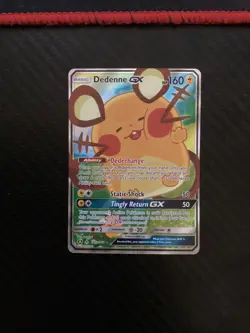 Dedenne GX 195A/214 Alternate Art Holo Promo Card Pokemon TCG LP - Image 1