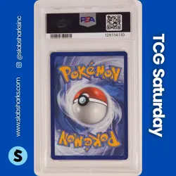 2025 POKEMON DESTINED RIVALS #034/182 ETHANS TYPHLOSION STAFF HOLO PSA 9 - Image 2